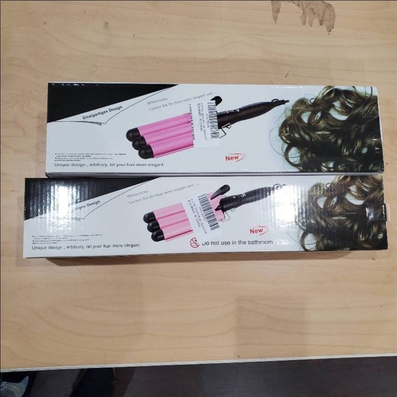 Triple rod hair curling iron - Picture 2 of 8